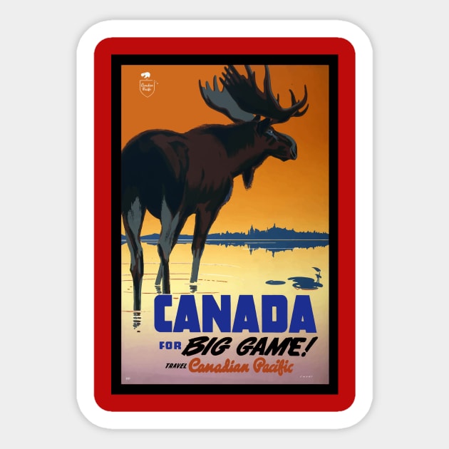 Canada for Big Game ! Sticker by Yaelledark